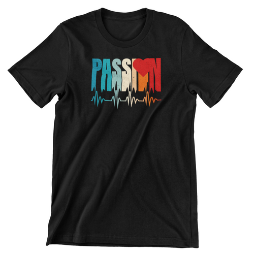 Passion Heartbeat Colors Shirt - Black