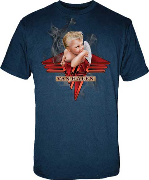 Van Halen Smoking Baby Vintage T-Shirt