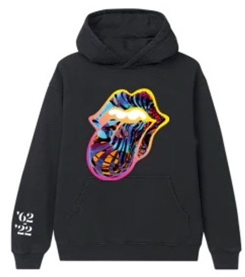 Rolling Stones Cyberdellic Tongue Front and Back Designed Hoodie