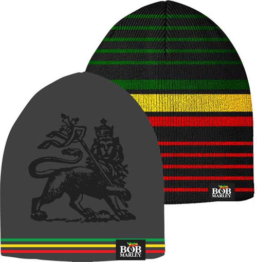 Bob Marley Irie Stripe Reversible Beanie