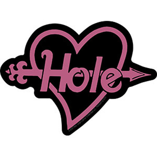 Hole Heart Sticker