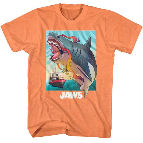 JAWS Colorful T-Shirt - Orange