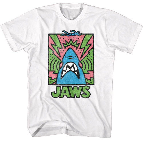 JAWS Retro T-Shirt - White