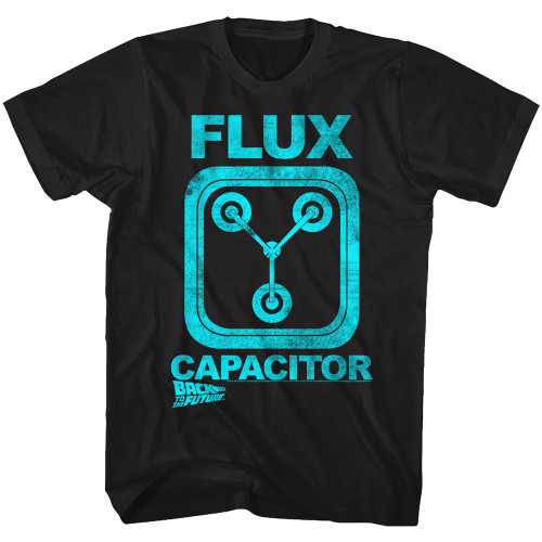 Back To The Future Flux Capacitor T-Shirt - Black