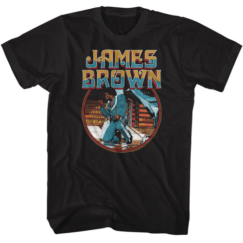 James Brown Circle T-Shirt - Black
