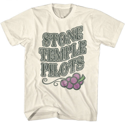 Stone Temple Pilots STP Grapes T-Shirt - Tan