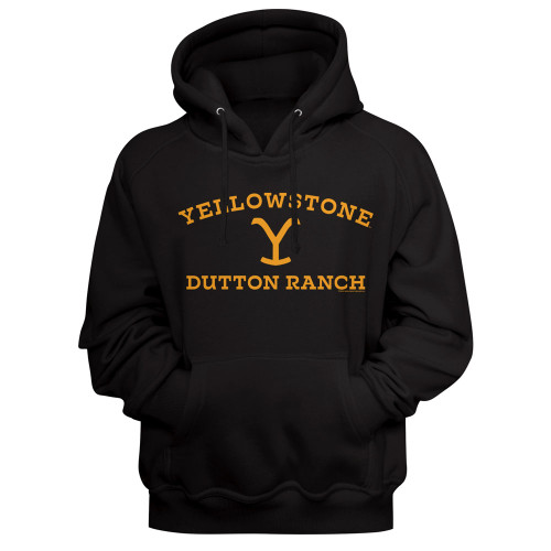 Yellowstone Light Logo Hoodie - Black