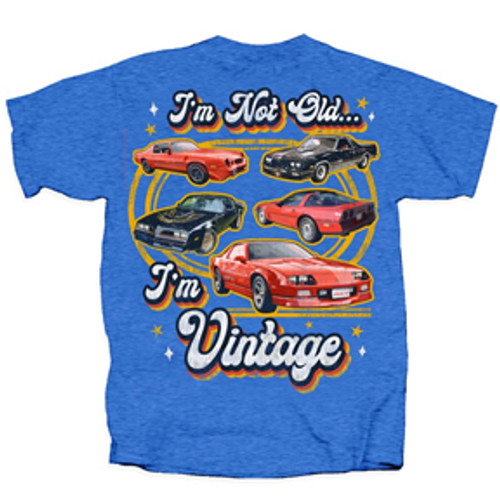 Chevrolet I'm Not Old I'm Vintage T-Shirt - Blue