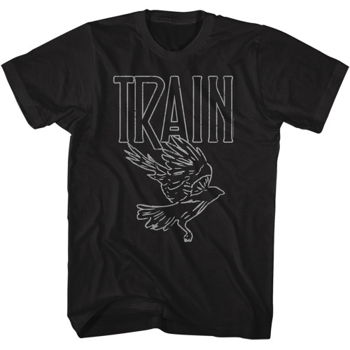 Train Raven T-Shirt - Black