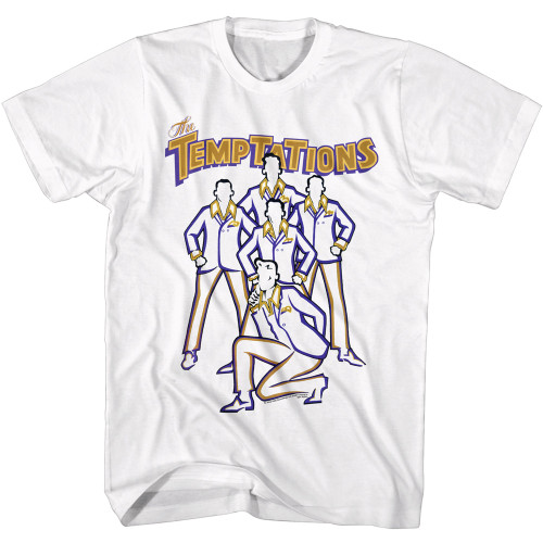 The Temptations Line Art T-Shirt - White