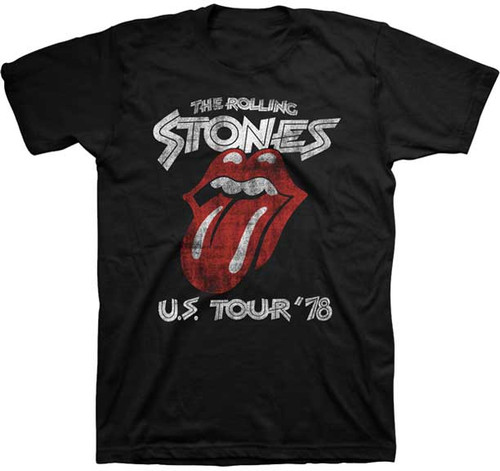 Rolling Stones Classic 1975 US Tour T-Shirt - Old School Tees