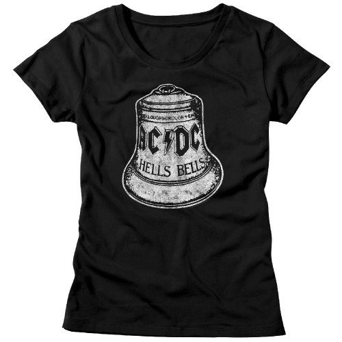 AC/DC Hells Bells Bell Women's T-shirt - Black