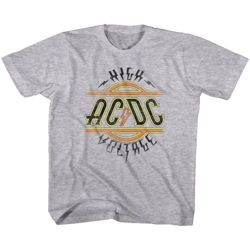 AC/DC High Voltage Youth T-Shirt - Gray