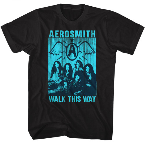 Aerosmith Walk This Way T-Shirt - Black