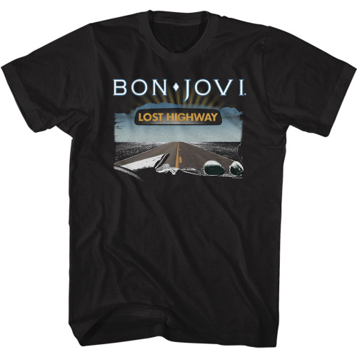 Bon Jovi Lost Highway T-Shirt - Black