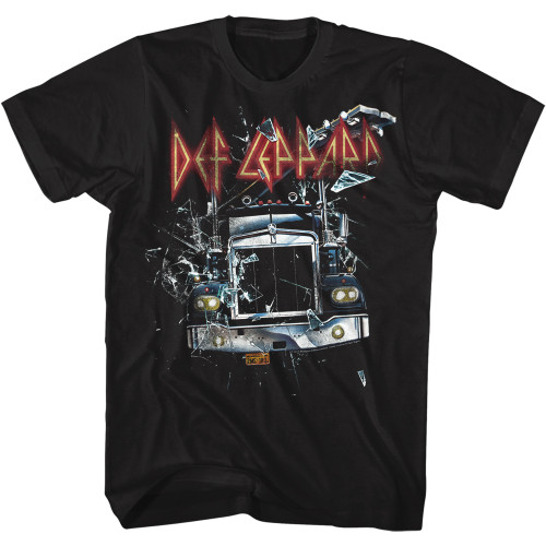 Def Leppard On Through The Glass T-Shirt - Black