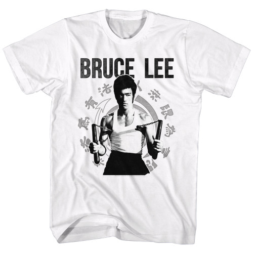 Bruce Lee Chucks T-Shirt - White