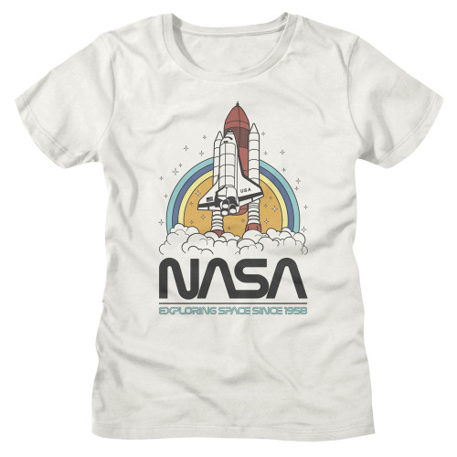 NASA Exploring Space Since 1958 Women's T-Shirt - White