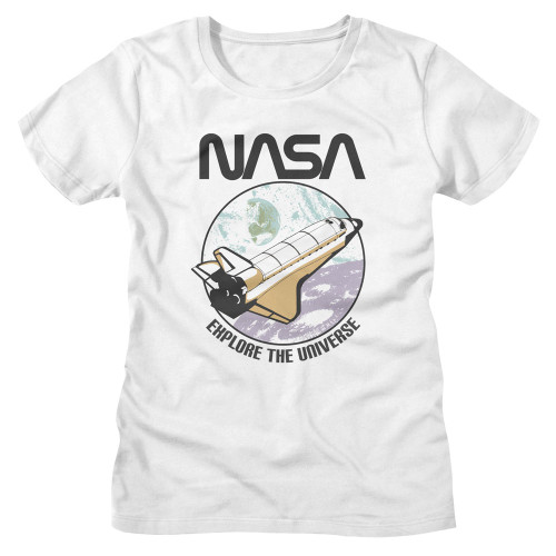 NASA Explore The Universe Women's T-Shirt - White