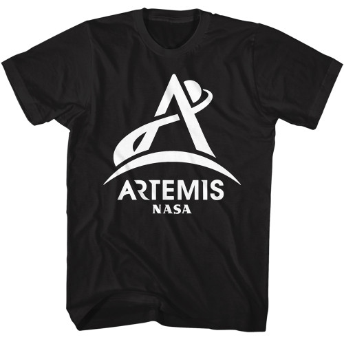 NASA Artemis Light Logo T-Shirt - Black