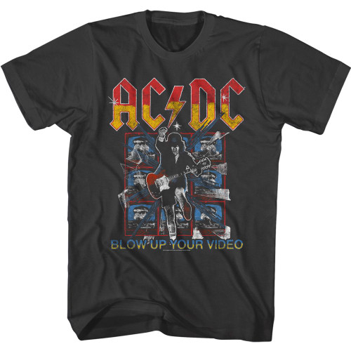 AC/DC Blow Up Your Video T-Shirt - Gray