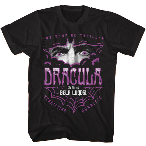 Bela Lugosi Dracula Bat Eyes T-Shirt - Black