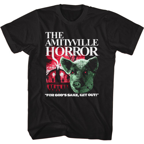 Amityville Horror Evil Pig T-Shirt - Black
