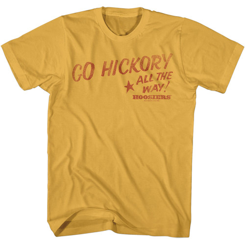 Hoosiers Go Hickory T-Shirt - Ginger