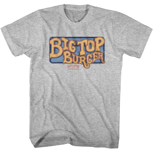 Killer Klowns Big Top Burger T-Shirt - Gray