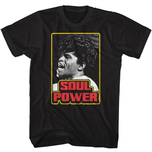 James Brown Soul Power T-Shirt - Black