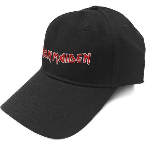 Iron Maiden Logo Baseball Hat - Black