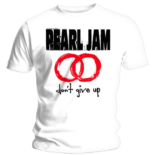 Pearl Jam "don't give up" White T-Shirt