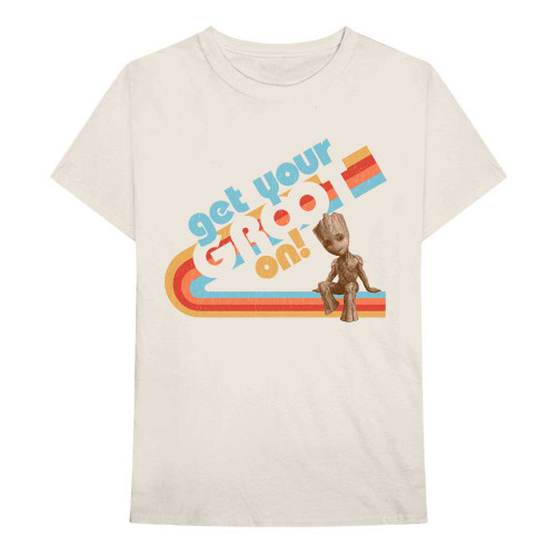 Guardians of the Galaxy Get Your Groot On T-Shirt - Tan