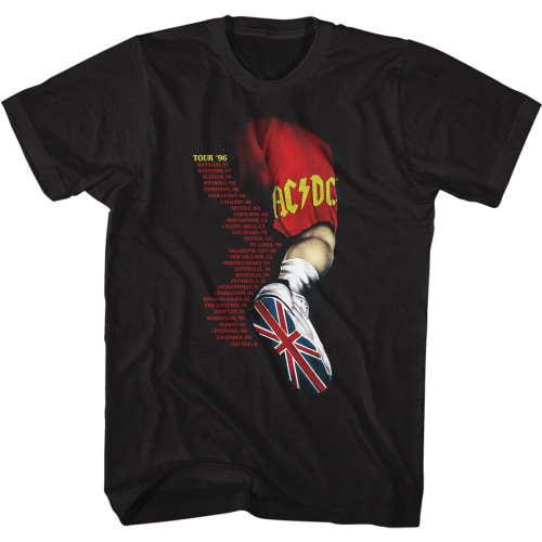 AC/DC Leg T-Shirt - Black