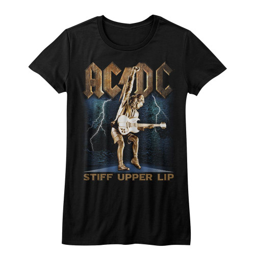 AC/DC Stiff LadiesT-Shirt - Black
