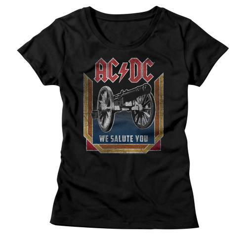 AC/DC We Salute You Ladies T-Shirt - Black