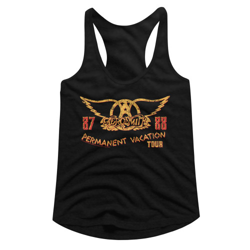 Aerosmith PV '87 Tour '88 Women's Tank Top - Black