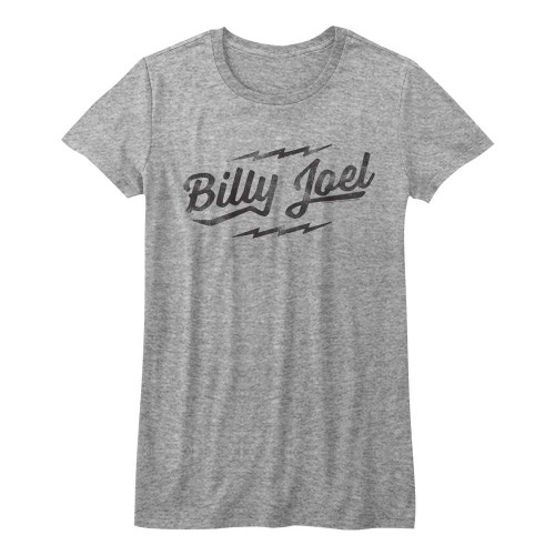 Billy Joel - LOGO Ladies T-Shirt - Gray