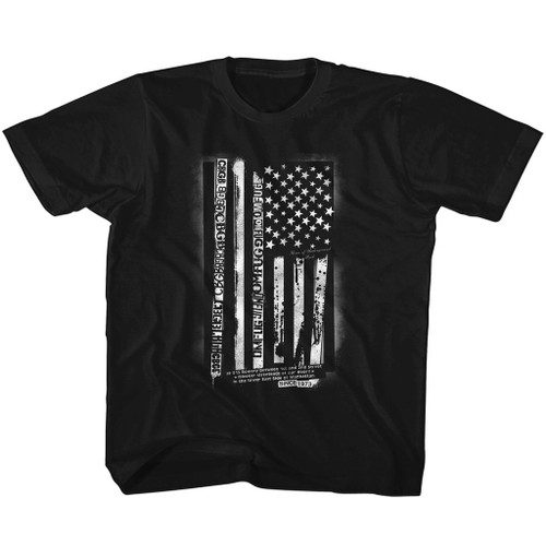 CBGB - Flag Youth T-Shirt - Black