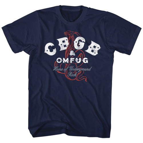 CBGB - Snakes T-Shirt - Navy