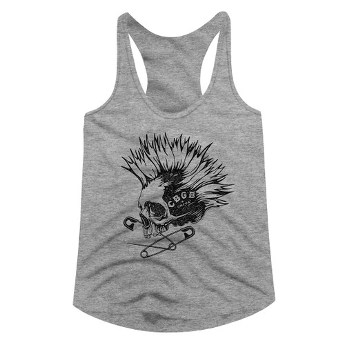 CBGB - Punk & Pins Ladies Tank Top - Gray