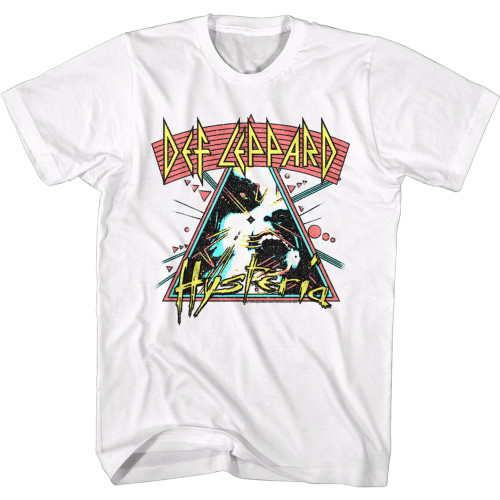 Def Leppard - Arched Lines T-Shirt - White