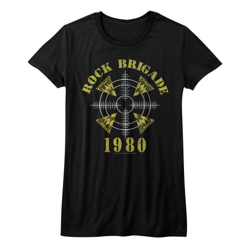 Def Leppard - Rock Brigade Ladies T-Shirt - Black