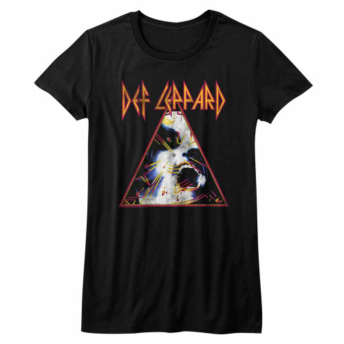 Def Leppard - NOBGHYST Ladies T-Shirt - Black