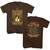 Eric Clapton Guitar Wing T-Shirt - Dark Brown