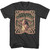 Janis Joplin Nouveau Style T-Shirt - Black