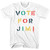 Jimi Hendrix Vote T-Shirt - White