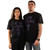 Prince Diamante Embellished Purple Symbol T-Shirt - On man & woman models