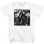 Motley Crue B&W Band Picture T-Shirt - White