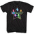 NSYNC Colored Star T-Shirt - Black